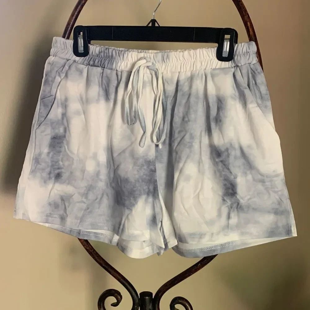 Tie Dye Knit Shorts
